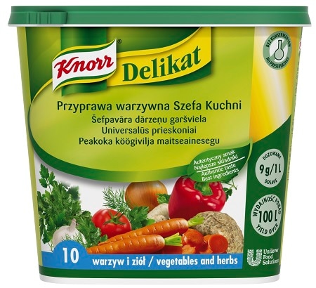 Knorr Приправа Делікат Універсальна овочева 1 кг - Добре підібрані спеції є секретом смаку та економії
