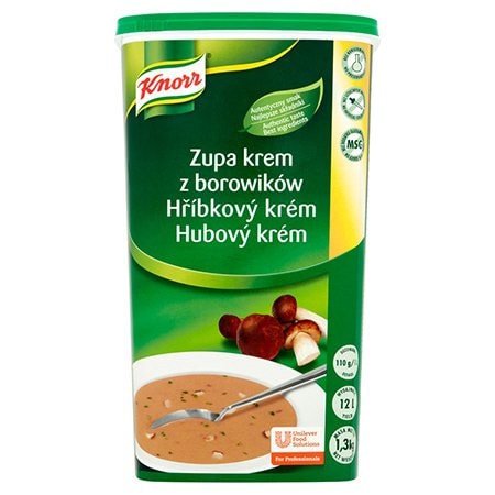 Knorr Крем-суп з білих грибів суха суміш 1,3 кг