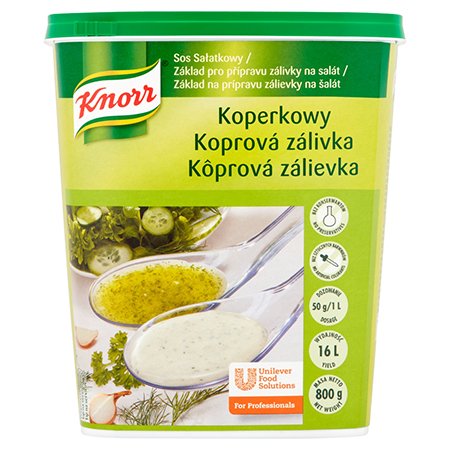 Knorr Салатна заправка  з кропом суха суміш  0,8 kg - 