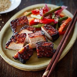 Свиняча грудинка в східному стилі «BBQ» Свиняча грудинка в східному стилі «BBQ»