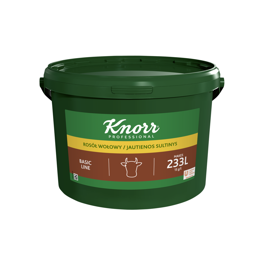 Knorr 1-2-3 Бульйон Яловичий 3.5 кг - Справжній смак яловичини у вигляді концентрованого бульйону.