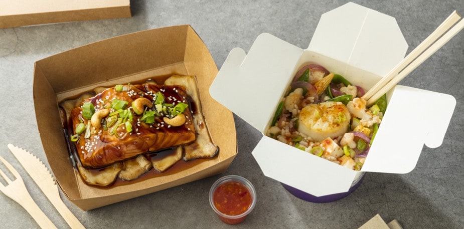Варіанти паковання для їжі навинос і доставки додому